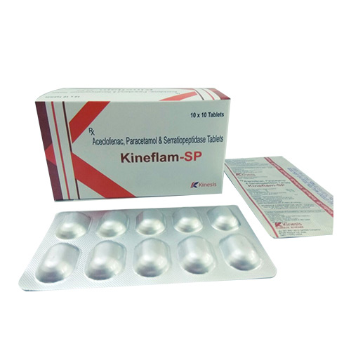 Kineflam-SP- compositions include: -Kinesis Biocare